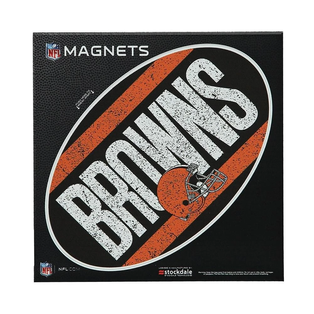 商品Stockdale|Cleveland Browns Vintage-Like 6" x 6" Oval Full Color Magnet,价格¥52,第1张图片