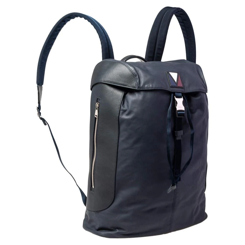 商品[二手商品] Louis Vuitton|Louis Vuitton Navy Leather and Nylon V Line Pulse Backpack ,价格¥7501,第3张图片详细描述