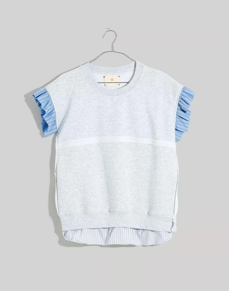 商品Madewell|Madewell x Rentrayage Upcycled Woven-Mix Sweatshirt,价格¥1433,第5张图片详细描述