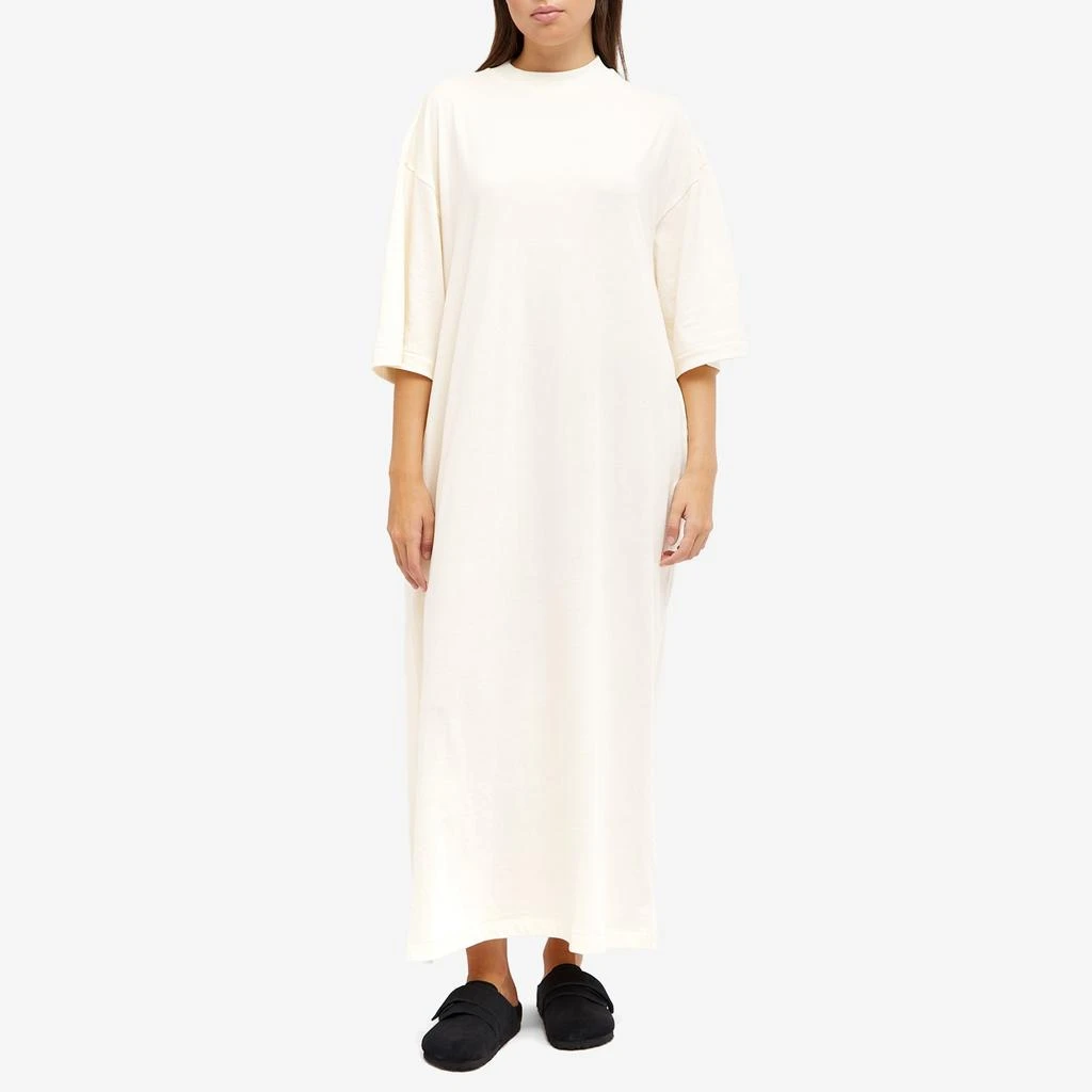 商品Essentials|Fear of God ESSENTIALS Essentials 3/4 Sleeve Dress - Cloud Dancer,价格¥329,第2张图片详细描述