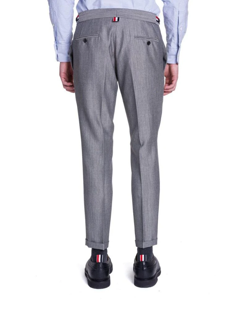 商品Thom Browne|Low Rise Wool & Mohair Trousers,价格¥7419,第2张图片详细描述