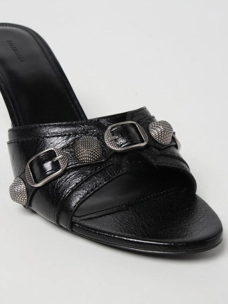 商品Balenciaga|Balenciaga Cagole leather mules,价格¥5373,第4张图片详细��描述