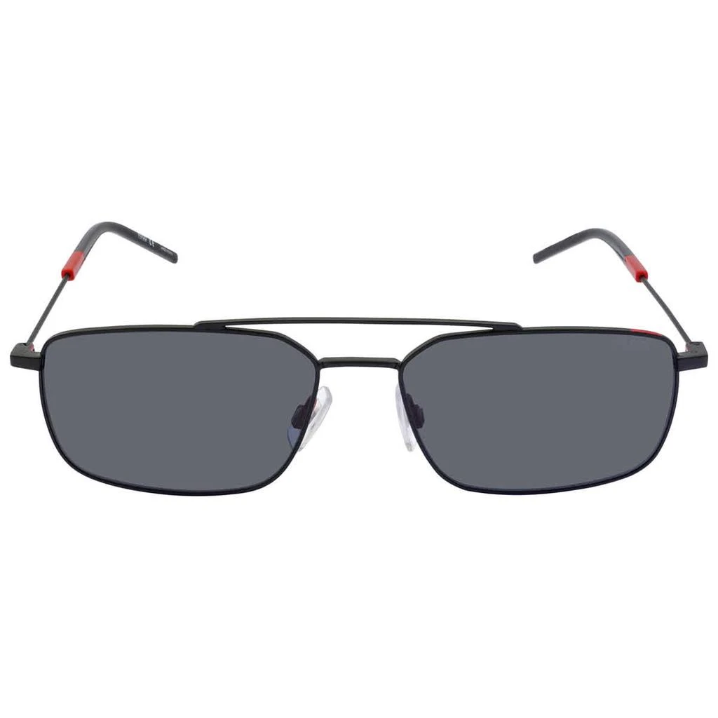 商品Hugo Boss|Hugo Boss Grey Navigator Men's Sunglasses HG 1119/S 0BLX/IR 58,价格¥298,第2张图片详细描述