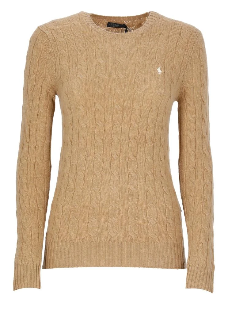 商品Ralph Lauren|Polo Ralph Lauren Pony Embroidered Cable-Knit Jumper,价格¥1478,第1张图片