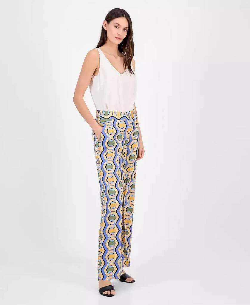 商品Tahari|Women's Printed Wide-Leg Pants,价格¥279,第3张图片详细描述