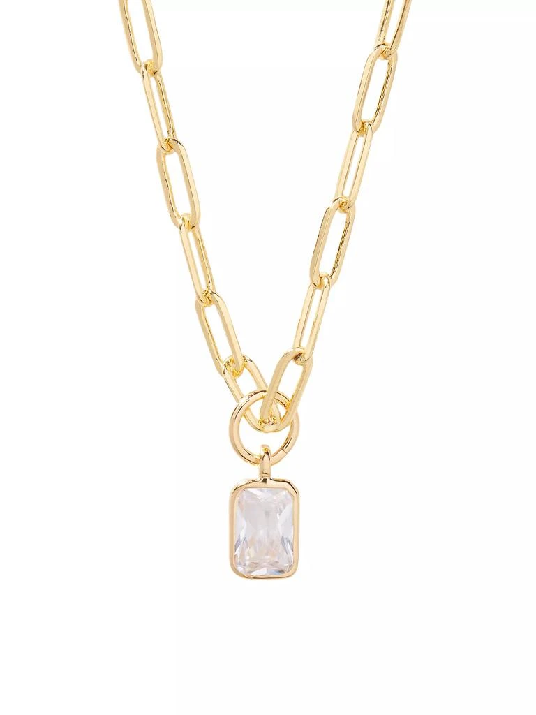 商品brook & york|Mackenzie 14K-Yellow-Gold Vermeil & Birthstone Pendant Necklace,价格¥675,第1张图片