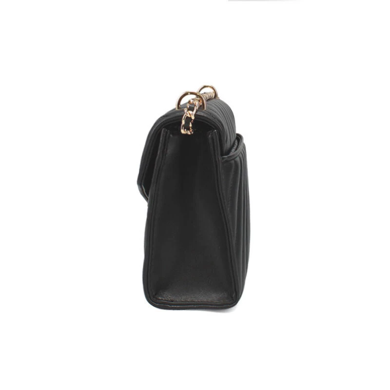 Michael Kors 奥莱款 ROSE中号女士人造皮革单肩斜挎包35T0GXOL2U-BLACK 商品