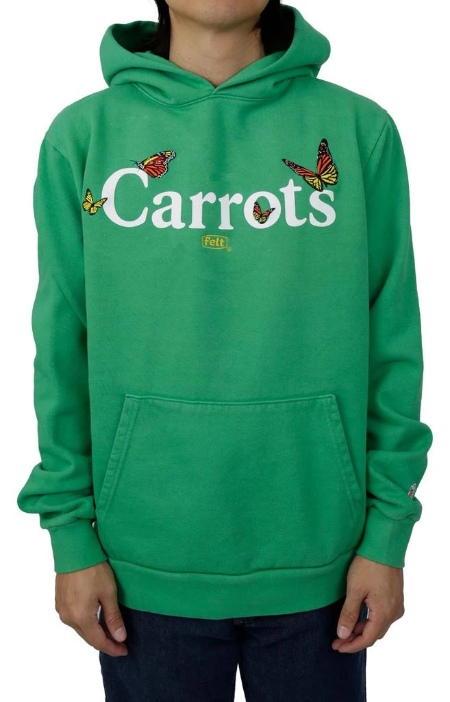 商品Felt x Carrots|Butterfly Carrots Pullover Hoodie - Green,价格¥413,第1张图片