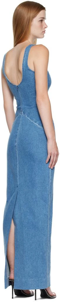 商品Alexander Wang|Blue Fitted Denim Maxi Dress,价格¥3524,第3张图片详细描述