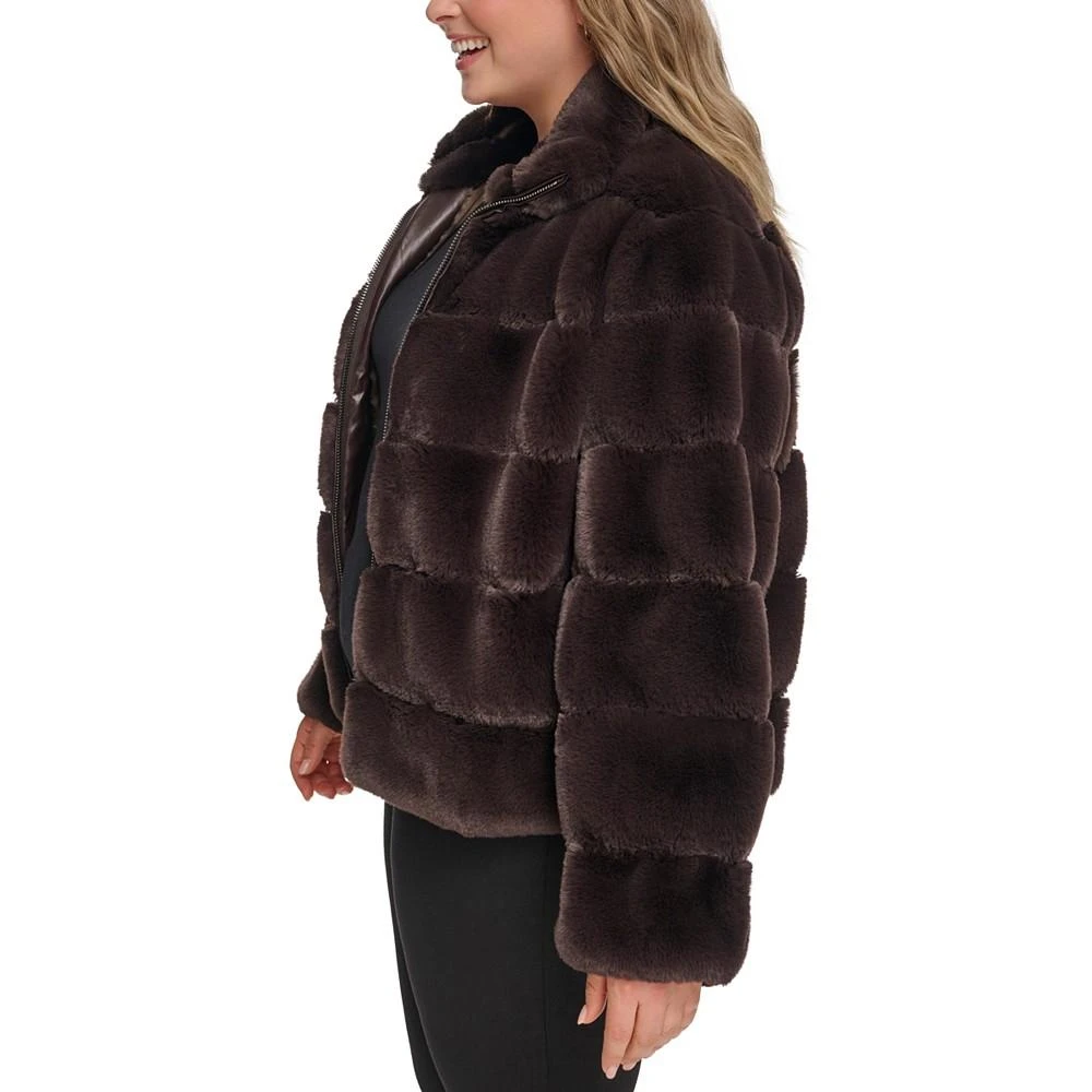商品Calvin Klein|Women's Plus Size Faux-Fur Coat,价格¥1125,第3张图片详细描述