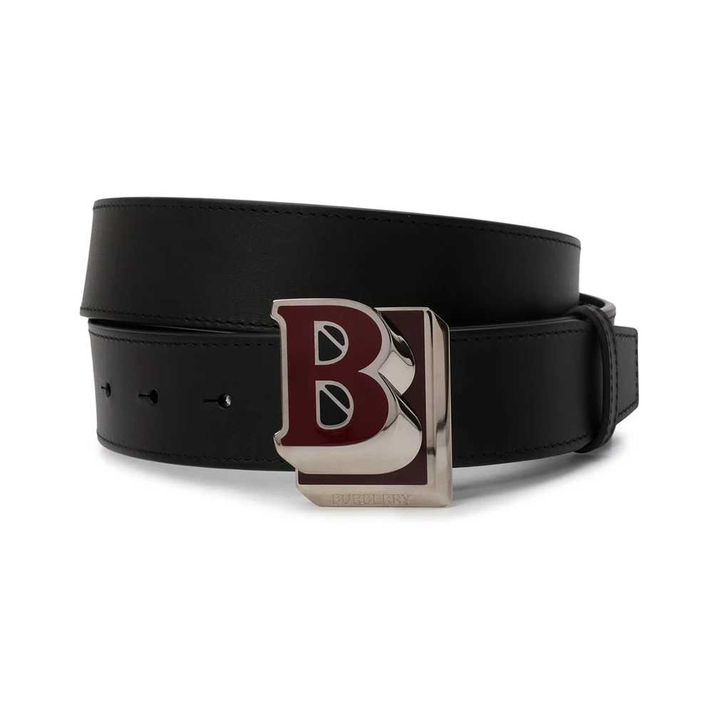 商品Burberry|BURBERRY 黑色男士腰带 8049377,价格¥2917,第1张图片