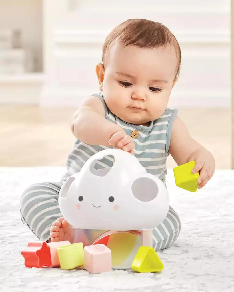 商品Skip Hop|Silver-Tone Lining Cloud Feelings Shape Sorter Baby Toy,价格¥70,第3张图片详细描述