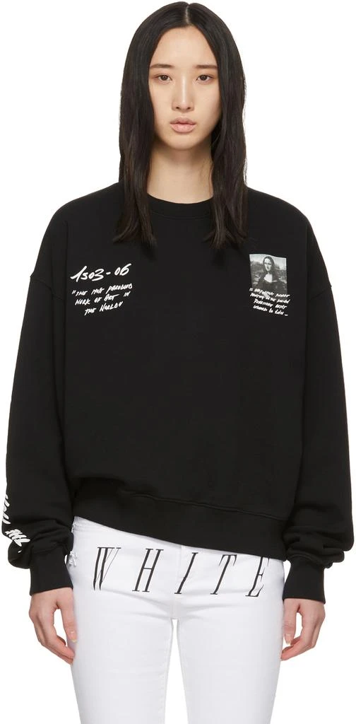 商品Off-White|Black Monalisa Sweatshirt,价格¥1609,第1张图片