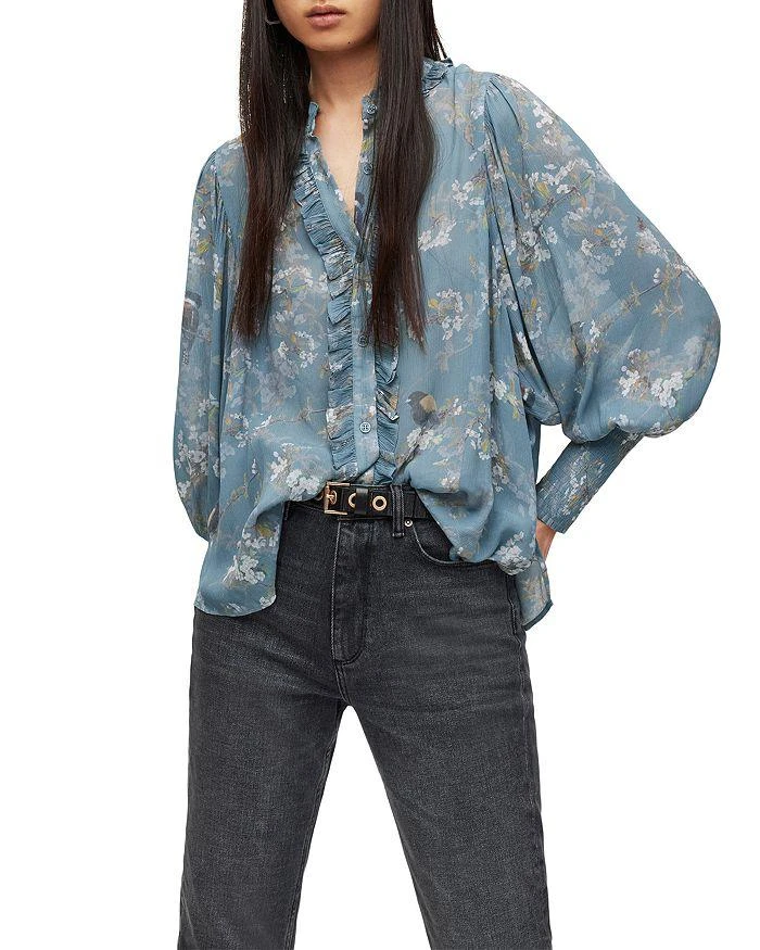 商品ALL SAINTS|Mia Viola Shirt,价格¥1177,第1张图片