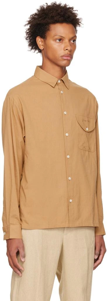 商品Jacquemus|Beige Le Papier 'La Chemise Mazzolu' Shirt,价格¥944,第2张图片详细描述