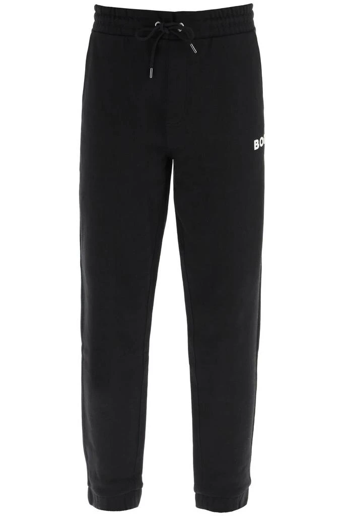 商品Hugo Boss|RUBBERIZED LOGO PRINT JOGGER PANTS,价格¥481,第1张图片