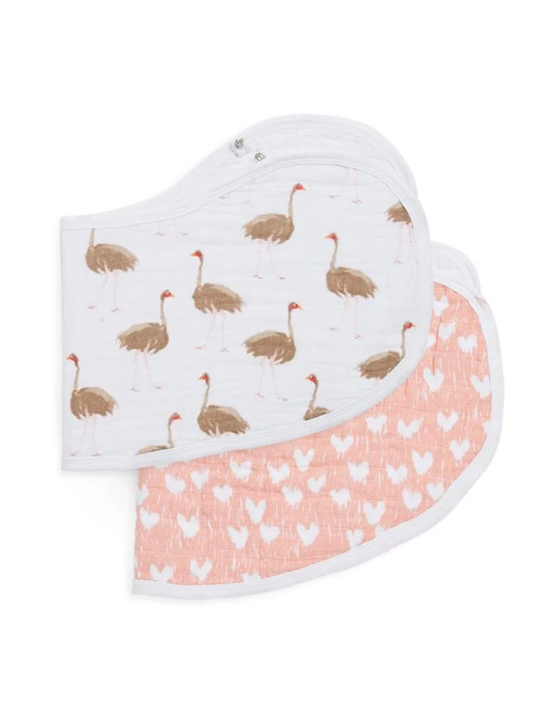 商品aden + anais|aden + anais - Baby's Two-Piece Flock Cotton Burpy Bibs,价格¥123,第1张图片