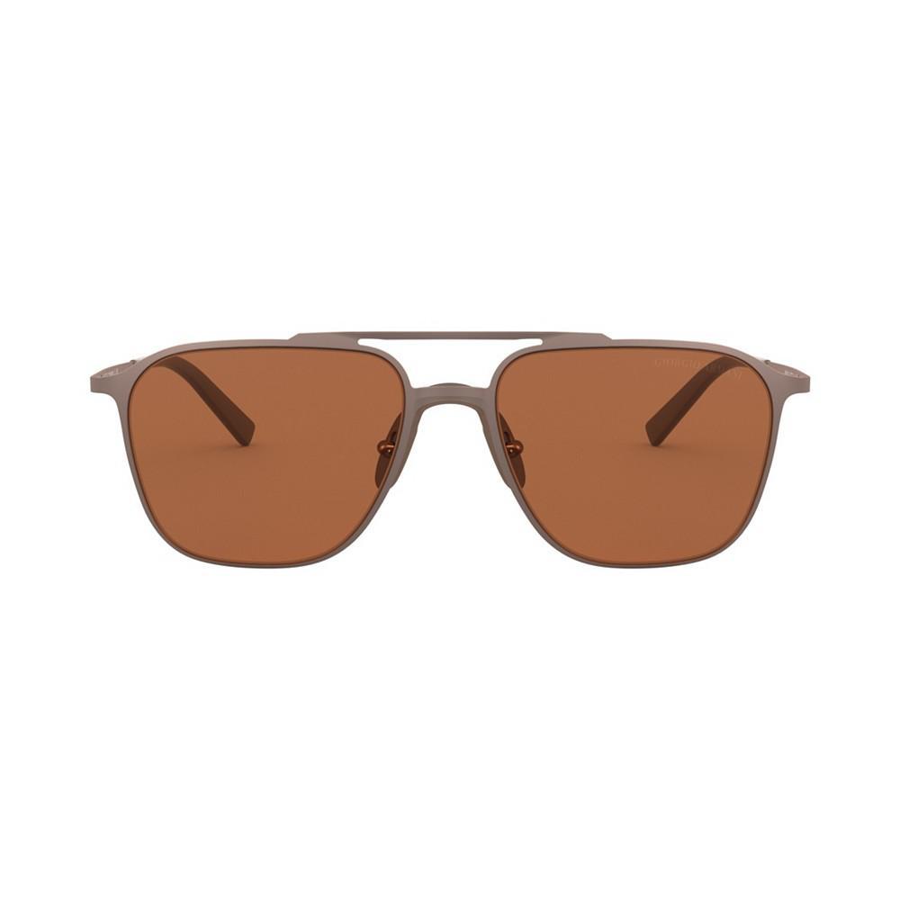 商品Giorgio Armani|Men's Sunglasses, AR6110 58 BRZ MAT,价格¥956,第4张图片详细描述