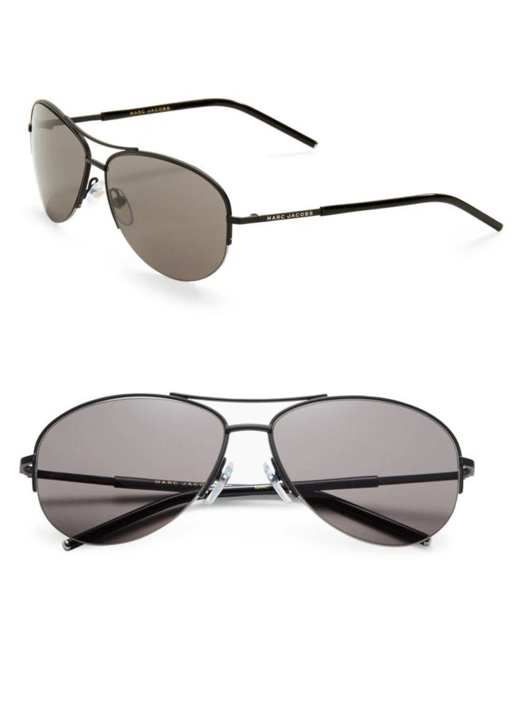 商品Marc Jacobs|59MM Havanna Aviators,价格¥586,第1张图片