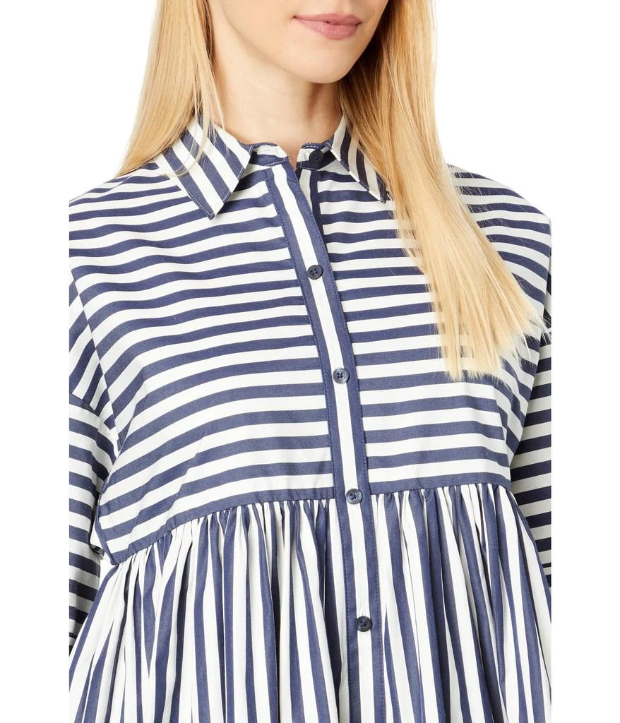 商品Kate Spade|Julia Stripe Button-Front Shirt,价格¥608,第3张图片详细描述