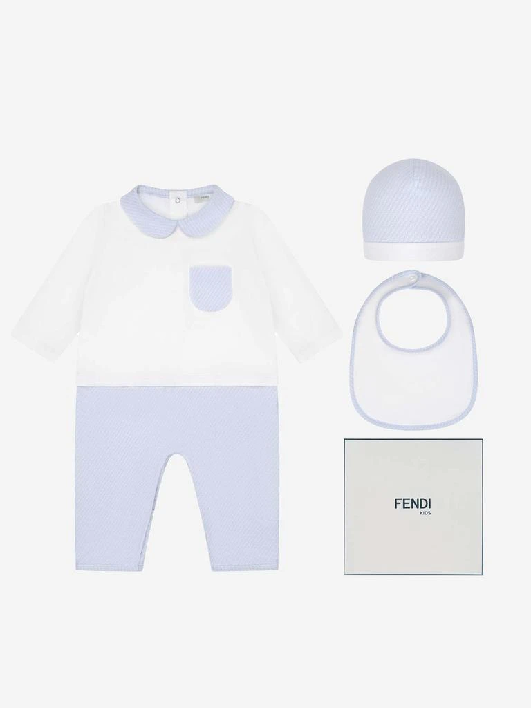 商品Fendi|Fendi Fendi Baby Boys Cotton Gift Set,价格¥2197,第1张图片