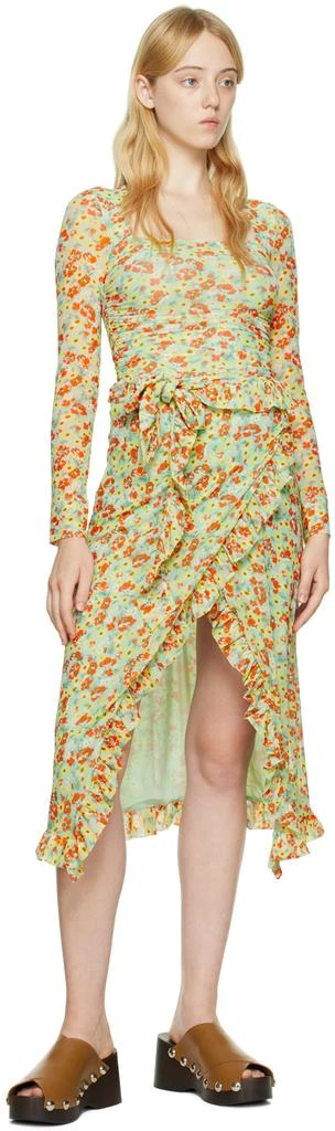 商品Ganni|Green Floral Blouse,价格¥273,第4张图片详细描述