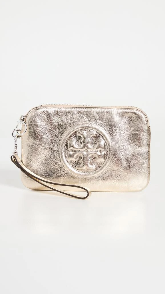 商品Tory Burch|Tory Burch Perry Bombe 金属色腕带包,价格¥884,第2张图片详细描述