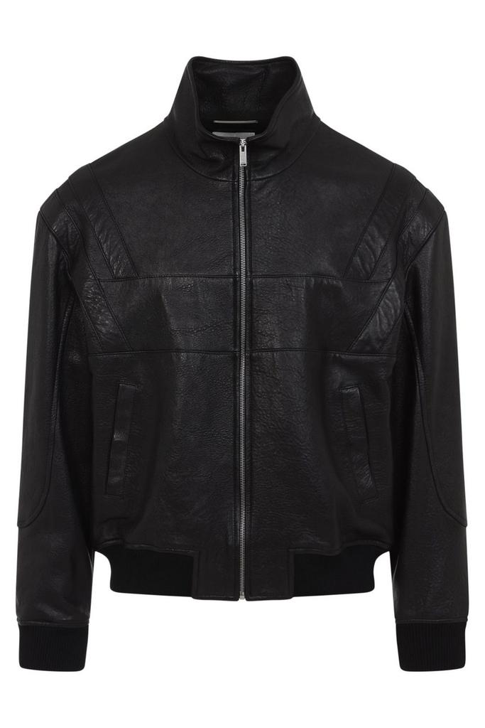Shop Saint Laurent Zip-Up High Neck Blouson on Sale at