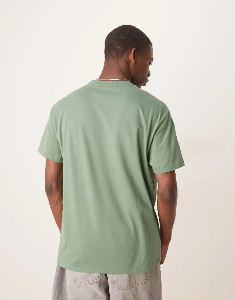 商品Ralph Lauren|Polo Ralph Lauren central script logo t-shirt classic oversized fit in light green,价格¥690,第4张图片详细描述
