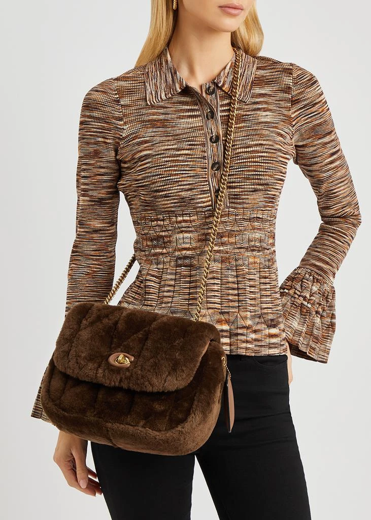 Pillow Madison shearling shoulder bag 商品