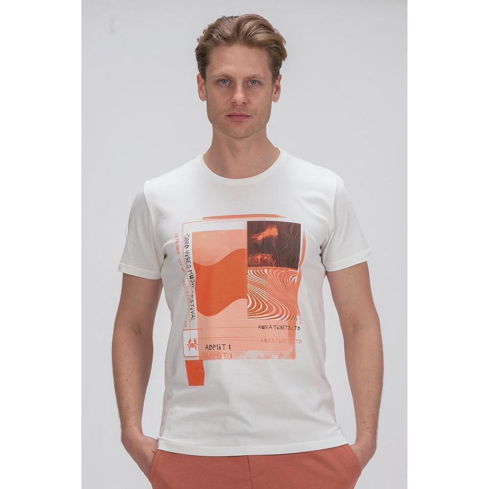 商品RON TOMSON|Men's Modern Print Fitted Admission T-shirt,价格¥439,第1张图片