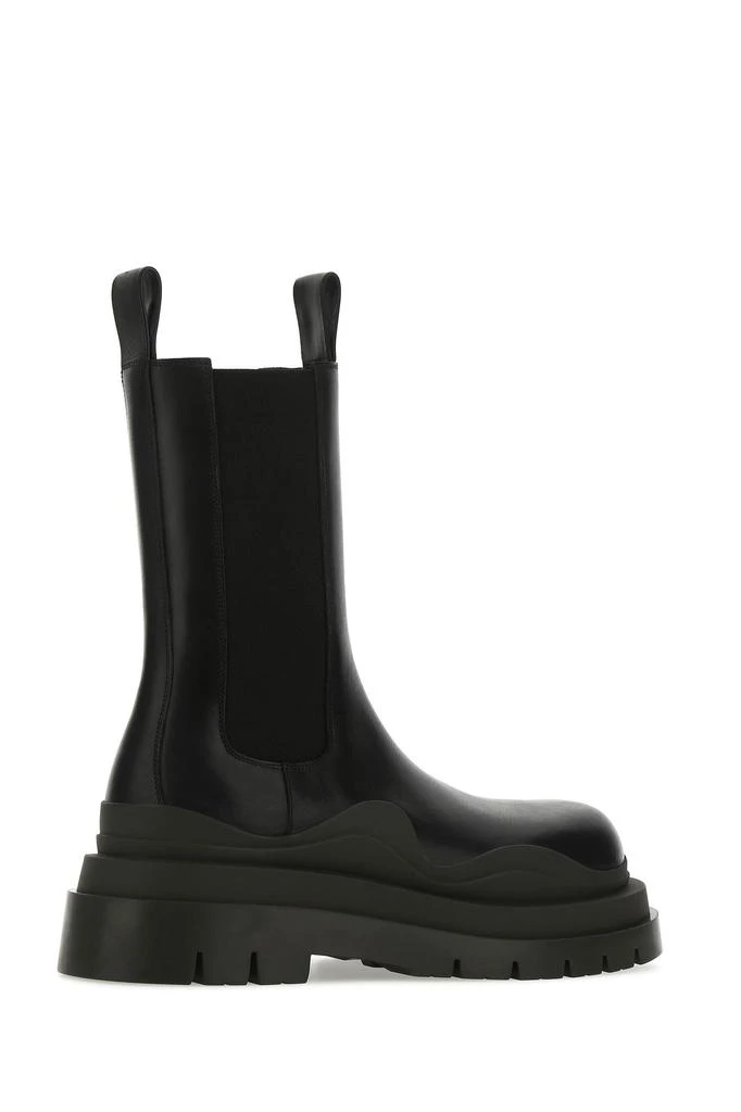 商品Bottega Veneta|Black leather Tire boots,价格¥11938,第2张图片详细描述