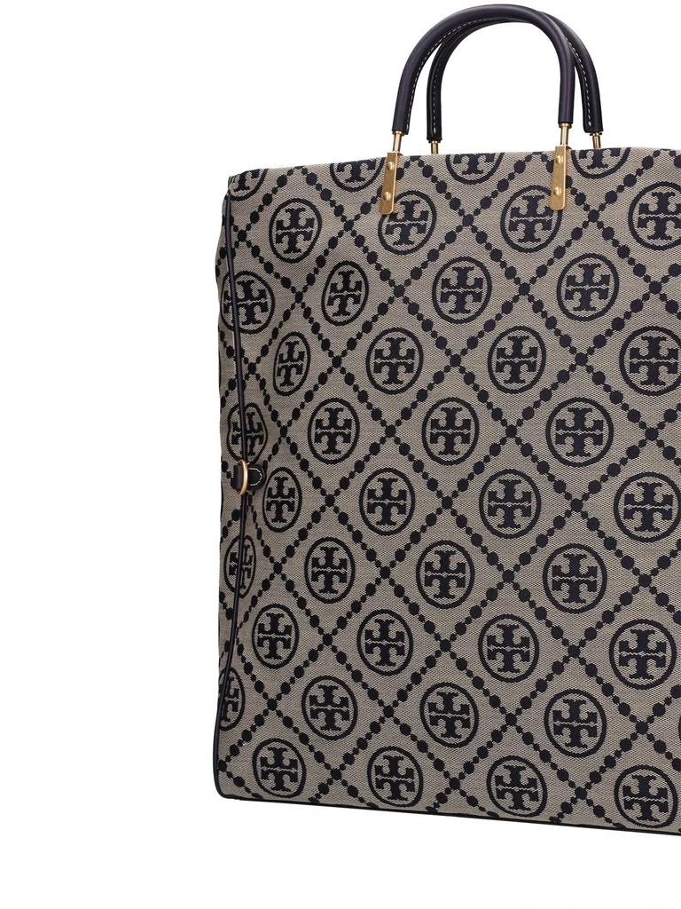 商品Tory Burch|T Monogram Jacquard Fold-over Tote,价格¥3201,第4张图片详细描述