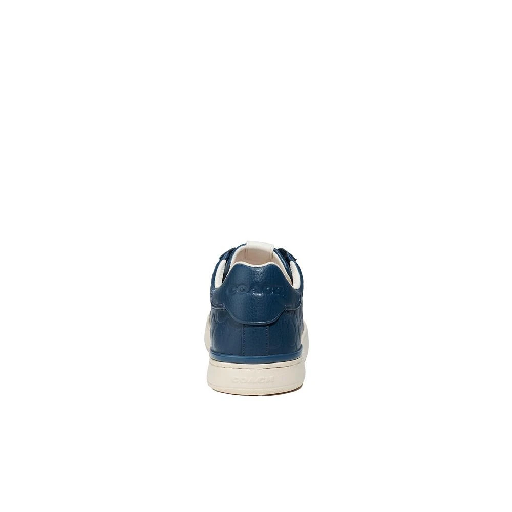 商品Coach|Men's Lowline Signature Leather Low Top Sneakers,价格¥1236,第3张图片详细描述