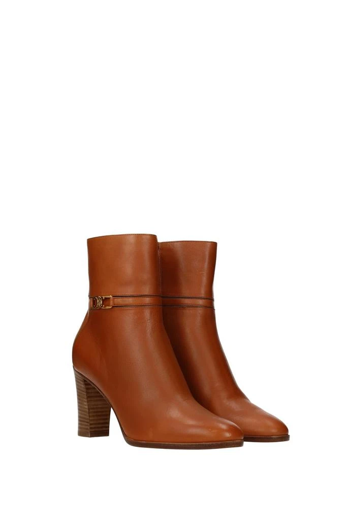 商品Celine|Ankle boots Leather Brown Leather,价格¥5682,第2张图片详细描述