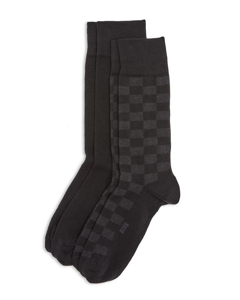 商品Hugo Boss|Cotton Blend Socks, Pack of 2,价格¥128,第1张图片