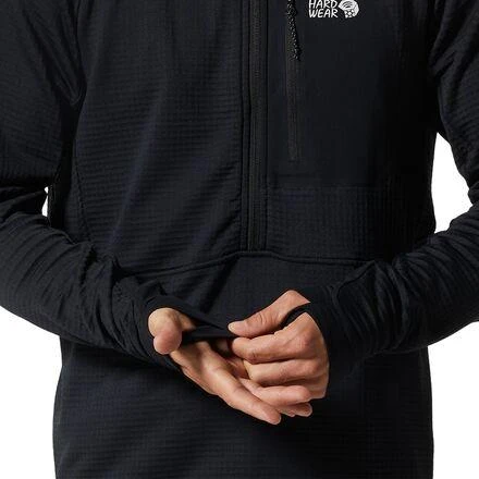 商品Mountain Hardwear|Polartec Power Grid Half-Zip Jacket - Men's,价格¥751,第4张图片详细描述