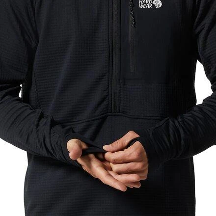 商品Mountain Hardwear|Polartec Power Grid Half-Zip Jacket - Men's,价格¥636,第4张图片详细描述