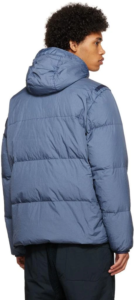 商品Stone Island|Blue Crinkle Rep Down Jacket,价格¥4889,第3张图片详细描述