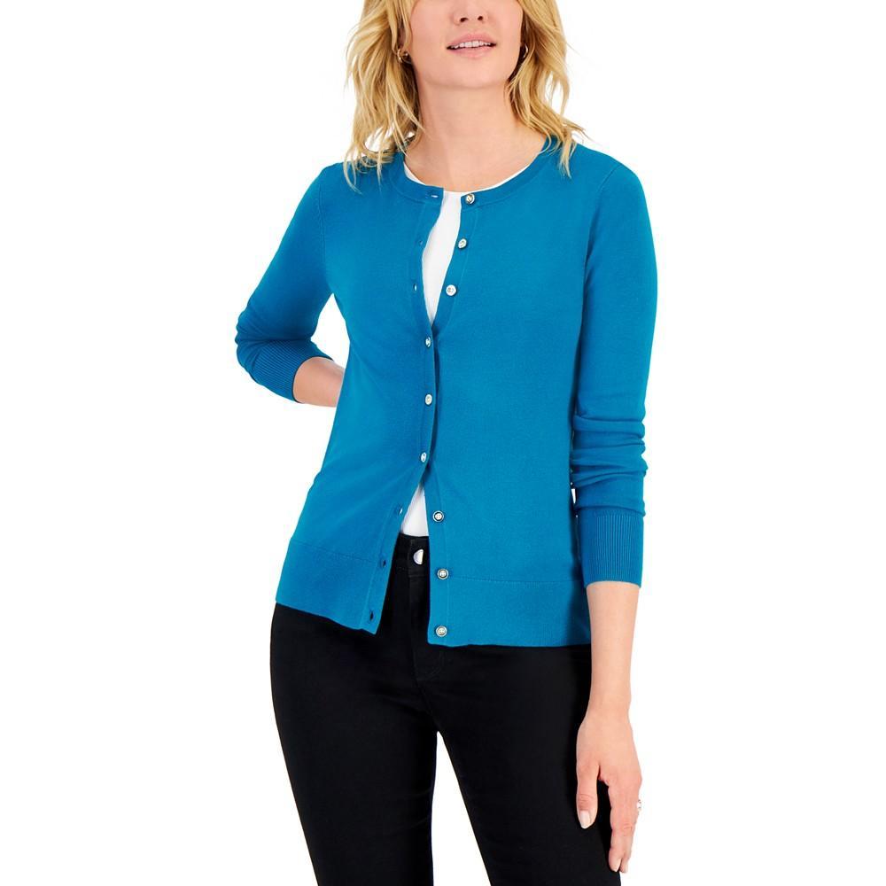 商品Charter Club|Women's Button Cardigan, Created for Macy's,价格¥224,第3张图片详细描述