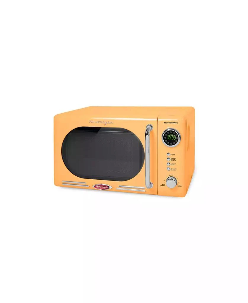 商品Nostalgia|Retro 0.7 Cubic Foot 700 Watt Countertop Microwave Oven,价格¥1495,第2张图片详细描述