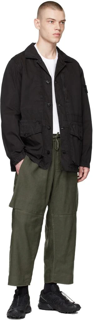 商品Stone Island|Black Old Effect Jacket,价格¥3311,第4张图片详细描述