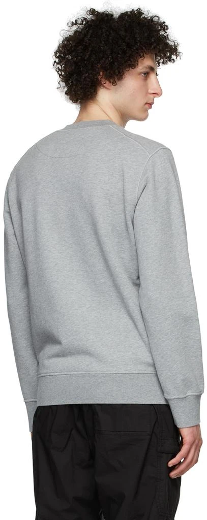 商品Stone Island|Grey Cotton Fleece Sweatshirt,价格¥1173,第3张图片详细描述