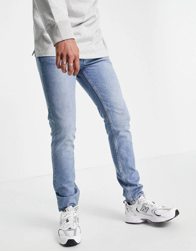 商品Weekday|Weekday friday jeans in pop blue,价格¥224,第1张图片