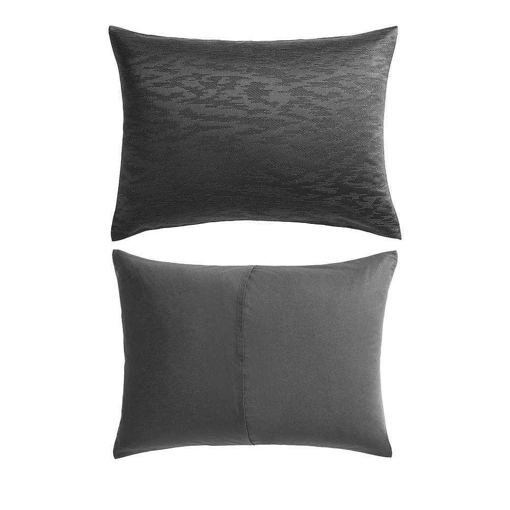 Illusion Textured 3 Piece Duvet Cover Set, Queen 商品