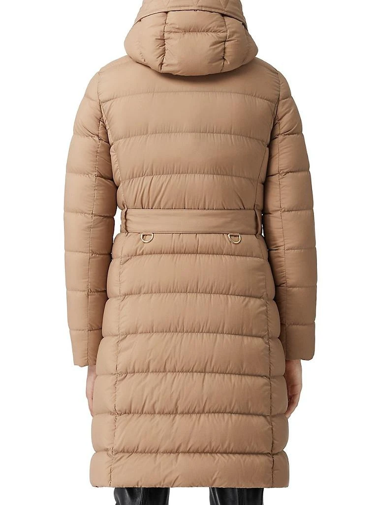 商品Burberry|Ashwick Belted Hooded Puffer Coat,价格¥11619,第4张图片详细描述