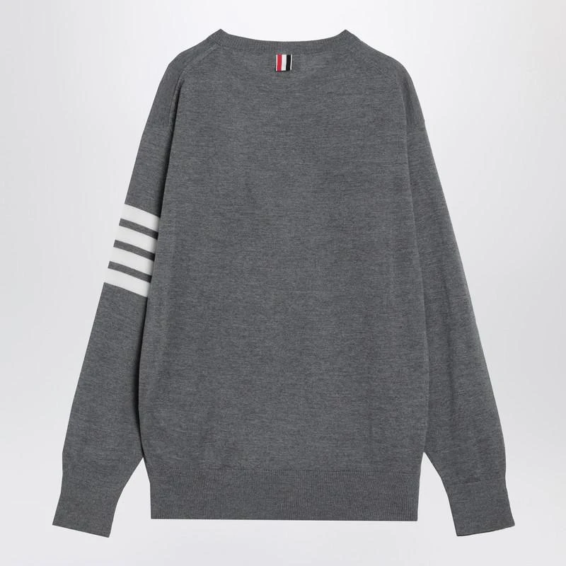 商品Thom Browne|Wool sweater in gray,价格¥2530,第2张图片详细描述