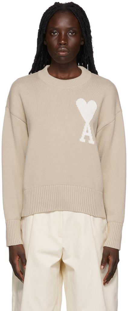 Beige Ami de Cœur Sweater商品第1张图片规格展示