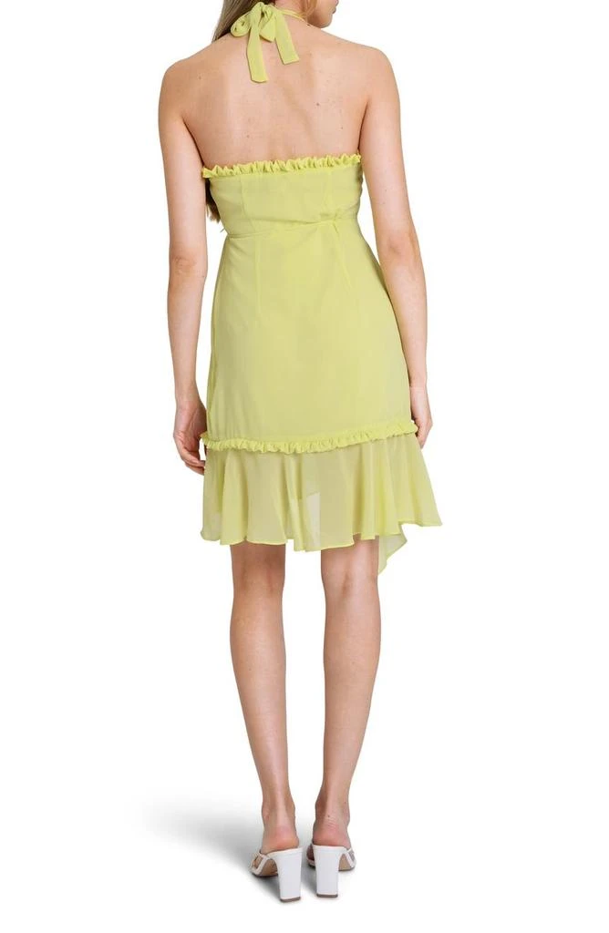 商品Wayf|Jasmine Ruffle Halter Wrap Dress,价格¥273,第2张图片详细描述