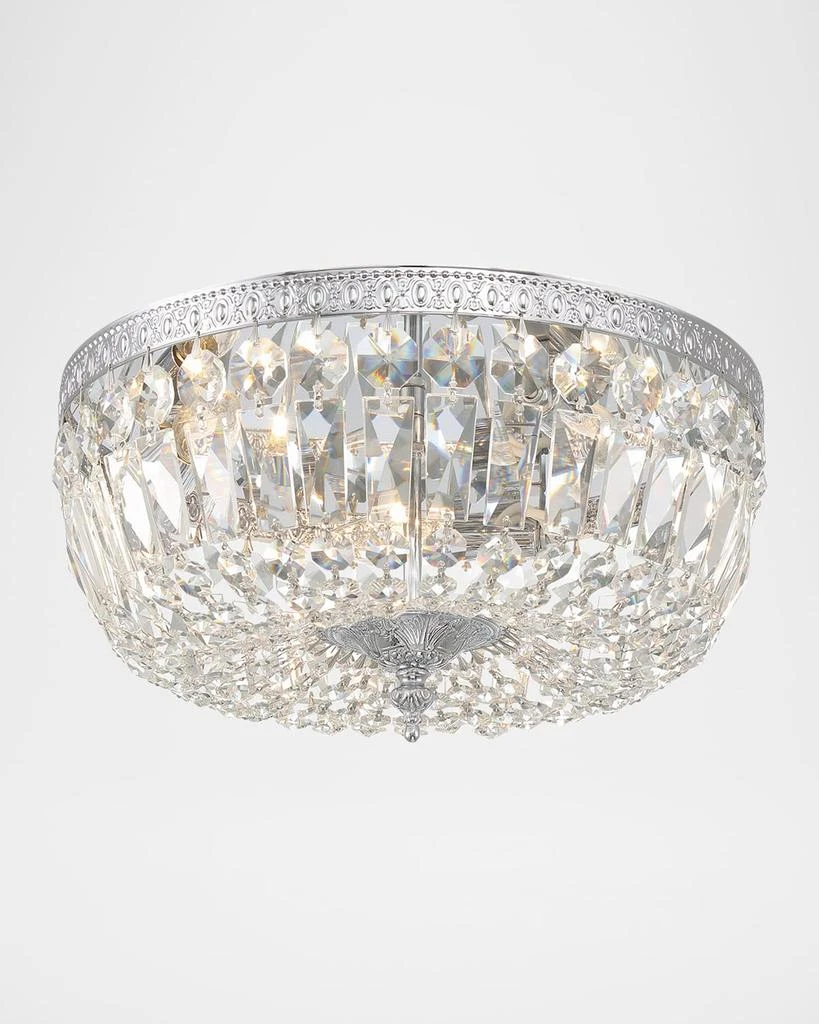 商品Swarovski|3-Light Clear Hand Cut Ceiling Mount,价格¥7682,第2张图片详细描述